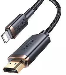 Видеокабель Usams SJ509 U70 Lightning - HDMI v1.4 Full HD 30hz 2m black - миниатюра 3