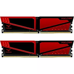 Оперативная память Team DDR4 16GB (2x8GB) 3000 MHz T-Force Vulcan Red (TLRED416G3000HC16CDC01)