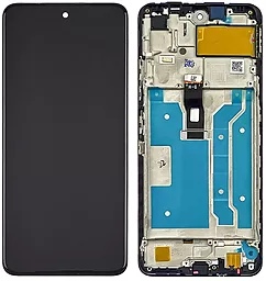 Дисплей Huawei P Smart 2021, Y7a, Honor 10X Lite (PPA-LX1, PPA-LX2) з тачскріном і рамкою, Black