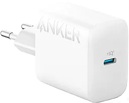 Мережевий зарядний пристрій Anker PowerPort 312 20w PD USB-C fast charger white (A2347G21) - фото Мережевий зарядний пристрій Anker PowerPort 312 20w PD USB-C fast charger white (A2347G21)