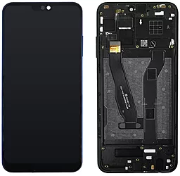 Дисплей Huawei Honor 8X, Honor 9X Lite, Honor View 10 Lite с тачскрином и рамкой, Black - фото Дисплей Huawei Honor 8X, Honor 9X Lite, Honor View 10 Lite с тачскрином и рамкой, Black