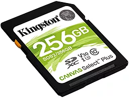 Карта пам'яті Kingston SDXC 256GB Canvas Select Plus Class 10 UHS-I U3 V30 (SDS2/256GB) - мініатюра 2