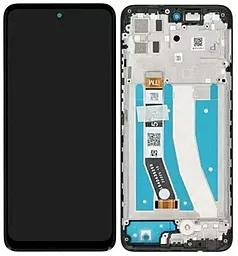 Дисплей Motorola Moto G32 (XT2235) с тачскрином и рамкой, оригинал, Black