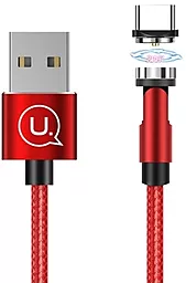 Кабель Usams U59 Rotatable Magnetic USB-A - Type-C 10w 1м cable Red - фото Кабель Usams U59 Rotatable Magnetic USB-A - Type-C 10w 1м cable Red