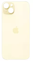 Задняя крышка корпуса Apple iPhone 15 Plus (big hole) Original Yellow