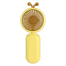 Портативный вентилятор NICHOSI ZB110 Mini с аккумулятором Yellow - фото Портативный вентилятор NICHOSI ZB110 Mini с аккумулятором Yellow