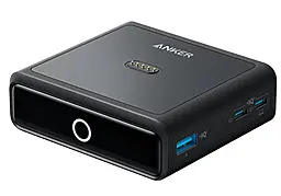 Сетевое зарядное устройство Anker Prime 100w GaN PD 2xUSB-C/1xUSB-A ports charger black (A1902311) - фото Сетевое зарядное устройство Anker Prime 100w GaN PD 2xUSB-C/1xUSB-A ports charger black (A1902311)