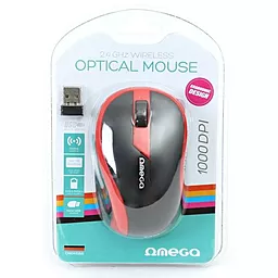 Компьютерная мышка OMEGA Wireless OM-415 (OM0415RB) Red/Black - миниатюра 3