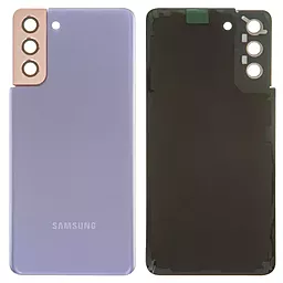 Задняя крышка корпуса Samsung Galaxy S21 Plus G996 со стеклом камеры Phantom Violet - фото Задняя крышка корпуса Samsung Galaxy S21 Plus G996 со стеклом камеры Phantom Violet