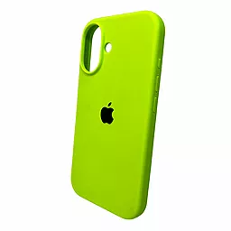 Чохол Silicone Case Full для Apple iPhone 16 Shiny Green - мініатюра 3 Чохол Silicone Case Full для Apple iPhone 16 Shiny Green - мініатюра 3