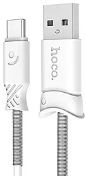 Кабель Hoco X24 Pisces Charged USB-A - Type-C 12w 2.4a 1м cable White - фото Кабель Hoco X24 Pisces Charged USB-A - Type-C 12w 2.4a 1м cable White