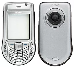 Корпус для Nokia 6630 з клавіатурою Silver