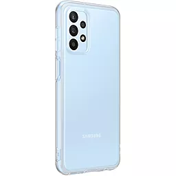 Чехол Silicone Case WS для Samsung Galaxy A23 (A235) Transparent