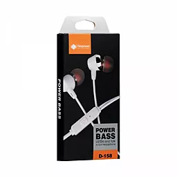 Наушники DeepBass D-158 White - миниатюра 2 Наушники DeepBass D-158 White - миниатюра 2