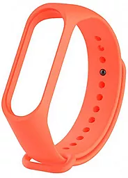Сменный ремешок для фитнес трекера Xiaomi Mi Band 3/Mi Smart Band 4 Orange