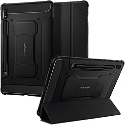 Чехол для планшета Spigen Rugged Armor Pro для Samsung Galaxy Tab S7, S8 (11") Black (ACS01604) - фото Чехол для планшета Spigen Rugged Armor Pro для Samsung Galaxy Tab S7, S8 (11") Black (ACS01604)