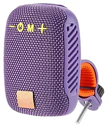Велосипедная Bluetooth-колонка T&G TG-392 Violet - фото Велосипедная Bluetooth-колонка T&G TG-392 Violet