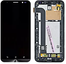 Дисплей Asus Zenfone Go ZB552KL (X007D) с тачскрином и рамкой, Black - фото Дисплей Asus Zenfone Go ZB552KL (X007D) с тачскрином и рамкой, Black