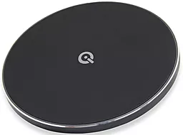 Бездротовий (індукційний) зарядний пристрій швидкої QI зарядки Qitech Wireless Fast Charger 2 Gen Black (QT-GY-68gen2Bk)