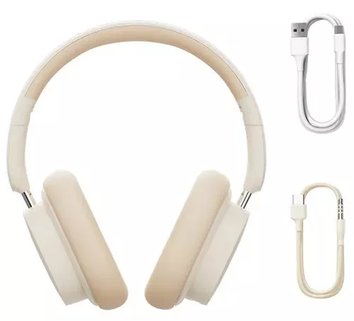 Наушники Baseus Bowie D05 Creamy White - фото 4
