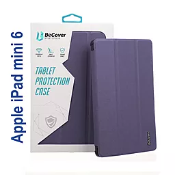 Чехол для планшета BeCover Direct Charge Pen с креплением Apple Pencil для Apple iPad mini 6 2021 Purple (706790) - фото Чехол для планшета BeCover Direct Charge Pen с креплением Apple Pencil для Apple iPad mini 6 2021 Purple (706790)