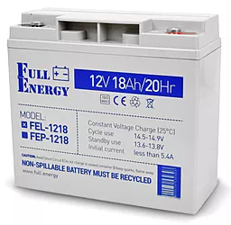 Аккумуляторная батарея Full Energy 12V 18AH (FEL-1218) GEL