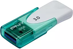 Флешка PNY Attache4 32Gb (FD32GATT430-EF) Green - фото Флешка PNY Attache4 32Gb (FD32GATT430-EF) Green