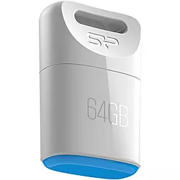 Флешка Silicon Power Touch T06 64GB USB 2.0 (SP064GBUF2T06V1W) White - фото Флешка Silicon Power Touch T06 64GB USB 2.0 (SP064GBUF2T06V1W) White