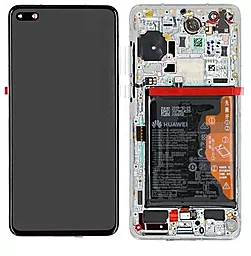 Дисплей Huawei P40 (ANA-AN00, ANA-TN00, ANA-NX9, ANA-LX4) с тачскрином и рамкой, оригинал, White - фото Дисплей Huawei P40 (ANA-AN00, ANA-TN00, ANA-NX9, ANA-LX4) с тачскрином и рамкой, оригинал, White