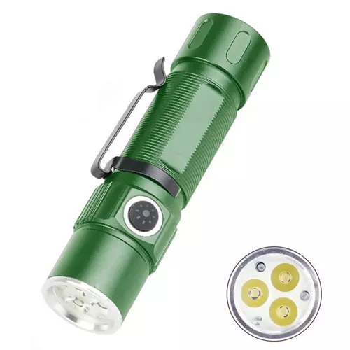 Фонарик аккумуляторный Bailong Police A05-3XPG с функцией powerbank - фото 4