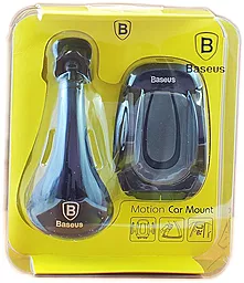 Тримач Baseus PREMIUM Done Car Mount Black - мініатюра 3