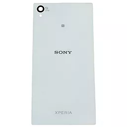 Задняя крышка корпуса Sony Xperia Z2 D6503 / D6502 со стеклом камеры White