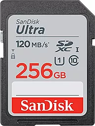 Карта памяти SanDisk Ultra SDXC UHS-1 256Gb class 10 120Mb/s (SDSDUN4-256G-GN6IN)