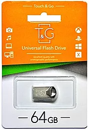 Флешка T&G 64GB 106 Metal Series Silver (TG106-64G) - фото Флешка T&G 64GB 106 Metal Series Silver (TG106-64G)