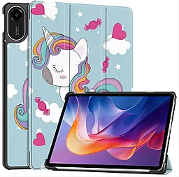 Чехол для планшета BeCover Smart Case для Xiaomi Redmi Pad 2 11.0" Unicorn (714626) - фото Чехол для планшета BeCover Smart Case для Xiaomi Redmi Pad 2 11.0" Unicorn (714626)