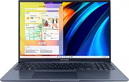 Ноутбук ASUS Vivobook 16X OLED M1603IA-L2075 (90NB0Y41-M003H0) Quiet Blue - фото Ноутбук ASUS Vivobook 16X OLED M1603IA-L2075 (90NB0Y41-M003H0) Quiet Blue
