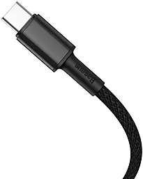 USB PD Кабель Baseus High Density Braided 20V 5A 2M USB Type-C - Type-C Cable Black (CATGD-A01) - мініатюра 3