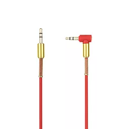 Аудіо кабель Gelius L-shaped AUX mini Jack 3.5mm M/M Cable 1 м red