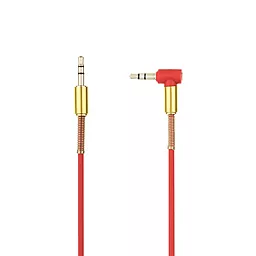 Аудио кабель Gelius L-shaped AUX mini Jack 3.5mm M/M Cable 1.5 м red - фото Аудио кабель Gelius L-shaped AUX mini Jack 3.5mm M/M Cable 1.5 м red