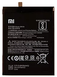 Аккумулятор Xiaomi Mi A2 / BN36 (3010 mAh) 12 мес. гарантии