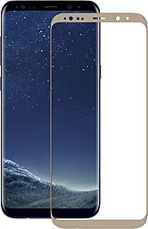 Защитное стекло Mocolo 3D Full Cover Tempered Glass Samsung G955 Galaxy S8 Plus Gold