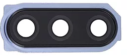 Скло камери Sony Xperia 5 J9210 з рамкою Blue