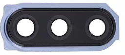 Стекло камеры Sony Xperia 5 J9210 с рамкой Blue - фото Стекло камеры Sony Xperia 5 J9210 с рамкой Blue