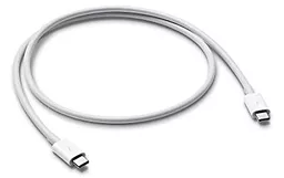 Відеокабель Apple USB Type-C Thunderbolt 3 Cable 0.8м White (MQ4H2ZM/A) - мініатюра 2