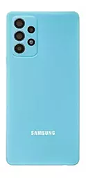 Задняя крышка корпуса Samsung Galaxy A52 A525 со стеклом камеры Awesome Blue