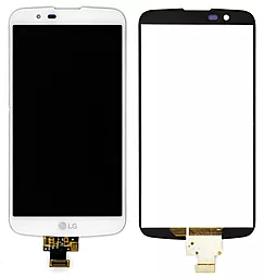 Дисплей LG K10 2016 (K410, K420, K425, K428, K430, LGMS428, F670L, F670S, F670K) (с микросхемой) с тачскрином, оригинал, White