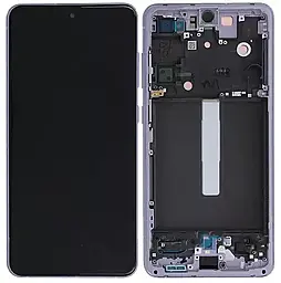 Дисплей Samsung Galaxy S21 FE G990 з тачскріном і рамкою, (OLED), Lavender - фото Дисплей Samsung Galaxy S21 FE G990 з тачскріном і рамкою, (OLED), Lavender