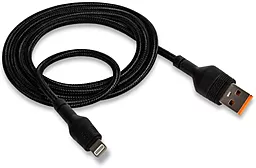 Кабель USB XO NB55 5A Lightning Cable Black - миниатюра 2