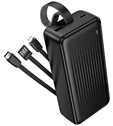 Повербанк Borofone BJ79B Clever 30000mAh Black - фото Повербанк Borofone BJ79B Clever 30000mAh Black