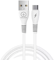 Кабель WUW X195 USB-A - Type-C 12w 2.4a 1м cable White